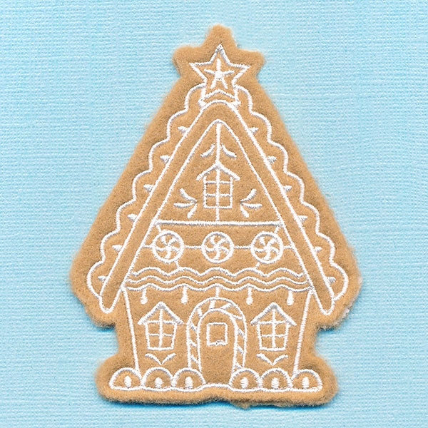 Adorable Gingerbread House (In-the-Hoop)