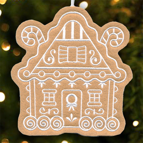 Darling Gingerbread House (In-the-Hoop)