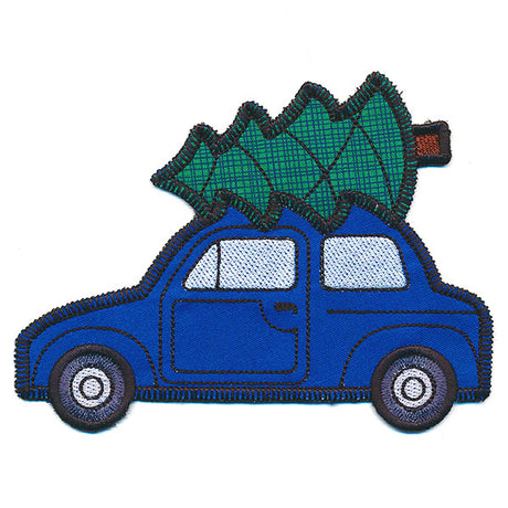 Classic Christmas Car Ornament (In-the-Hoop)