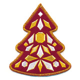 Bejeweled Christmas Tree Ornament (In-the-Hoop)