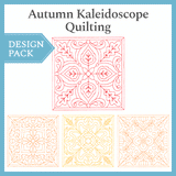 A Autumn Kaleidoscope Quilting Design Pack