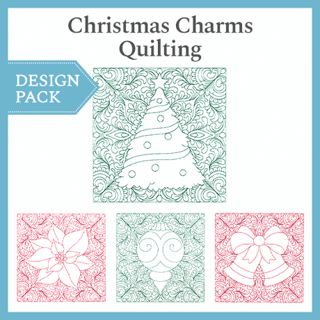A Christmas Charms Quilting Design Pack