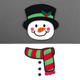 Cheerful Snowman Towel Topper (In-the-Hoop)