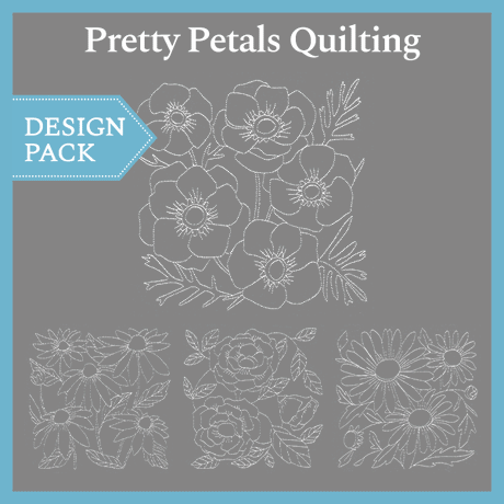 A Pretty Petals Quilting Design Pack