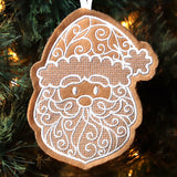 Deluxe Gingerbread Cookie - Santa (In-the-Hoop)