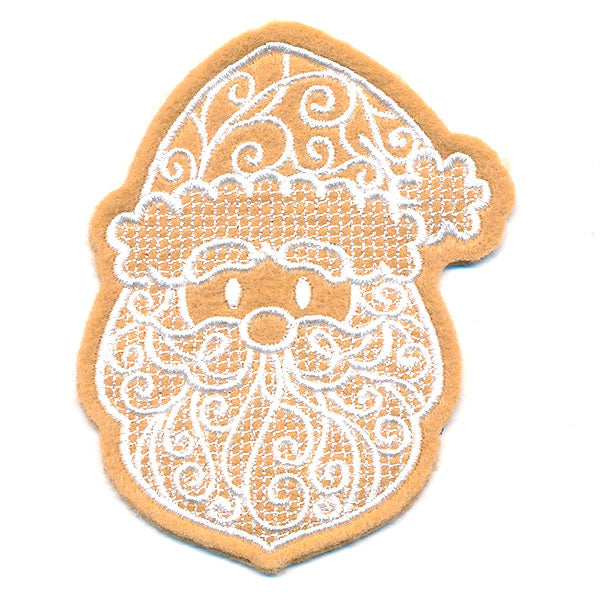 Deluxe Gingerbread Cookie - Santa (In-the-Hoop)