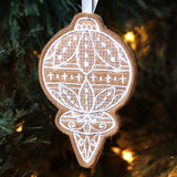 Deluxe Gingerbread Cookie - Bauble (In-the-Hoop)