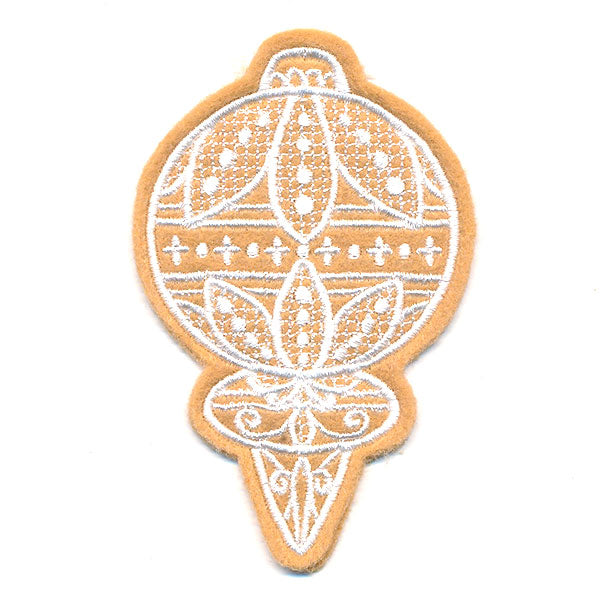 Deluxe Gingerbread Cookie - Bauble (In-the-Hoop)