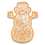 Deluxe Gingerbread Cookie - Snowman (In-the-Hoop)