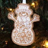 Deluxe Gingerbread Cookie - Snowman (In-the-Hoop)