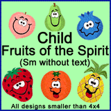 A Fruits of the Spirit Design Pack (Child, W/Out Text)