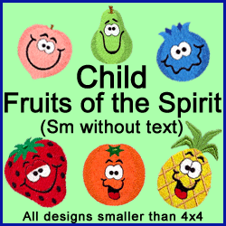 A Fruits of the Spirit Design Pack (Child, W/Out Text)