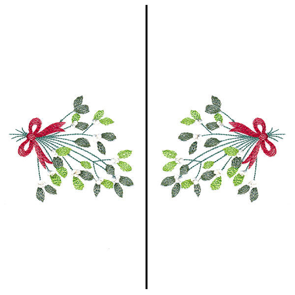 Fa-la-la Festive Mistletoe Mask Motif
