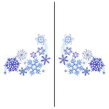 Fa-la-la Festive Snowflake Mask Motif