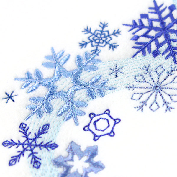 Fa-la-la Festive Snowflake Mask Motif