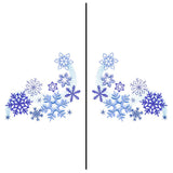 Fa-la-la Festive Snowflake Mask Motif
