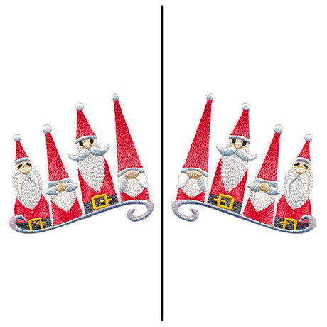 Fa-la-la Festive Santa Mask Motif