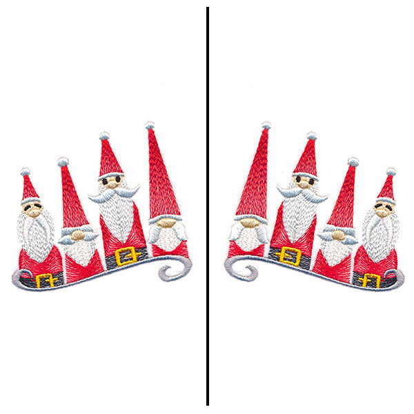 Fa-la-la Festive Santa Mask Motif