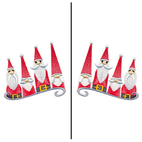 Fa-la-la Festive Santa Mask Motif