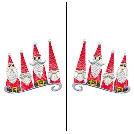 Fa-la-la Festive Santa Mask Motif