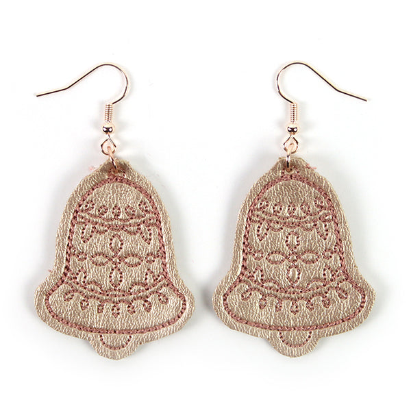 Ringing of the Bells Leather Earrings (In-the-Hoop)