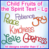 A Fruits of the Spirit Text Design Pack