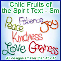 A Fruits of the Spirit Text Design Pack