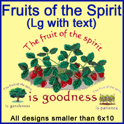 A Fruits of the Spirit Design Pack (Trees, With Text)
