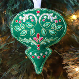 Festive Filigree Christmas Ornament - Bauble (In-the-Hoop)
