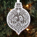 Exquisite Holy Family Ornament (In-the-Hoop)