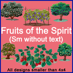 A Fruits of the Spirit Design Pack (Trees, W/Out Text)