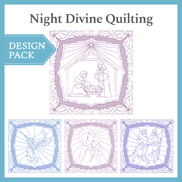 A Night Divine Quilting Design Pack