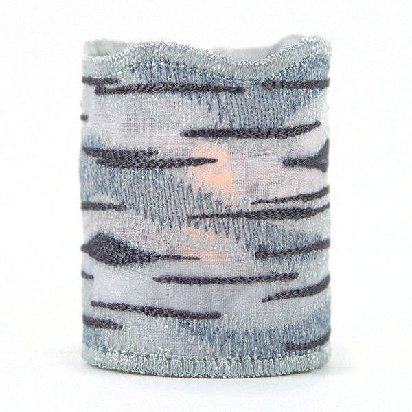 Woodland Birch Votive Wrap (Organza)