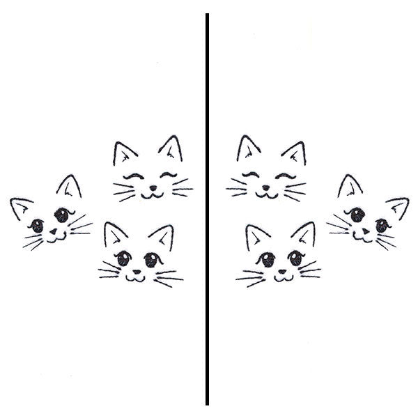 Purr-fect Kitties Mask Motif