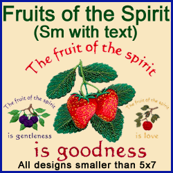 A Fruits of the Spirit Design Pack (Fruit, W/Text)