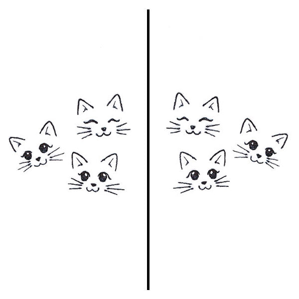 Purr-fect Kitties Mask Motif