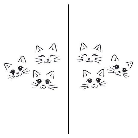 Purr-fect Kitties Mask Motif