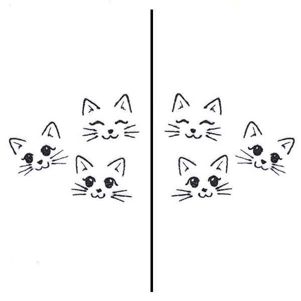 Purr-fect Kitties Mask Motif