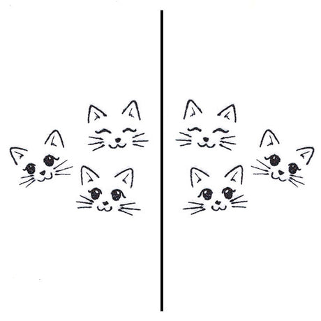 Purr-fect Kitties Mask Motif
