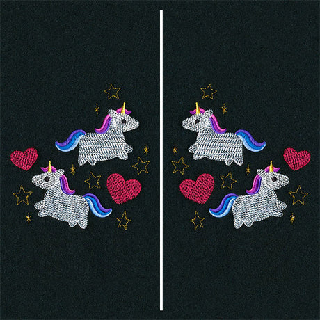Dreamy Unicorns Mask Motif