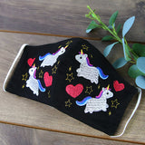 Dreamy Unicorns Mask Motif