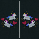 Dreamy Unicorns Mask Motif