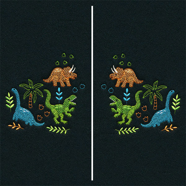 Friendly Dinosaur Pals Mask Motif