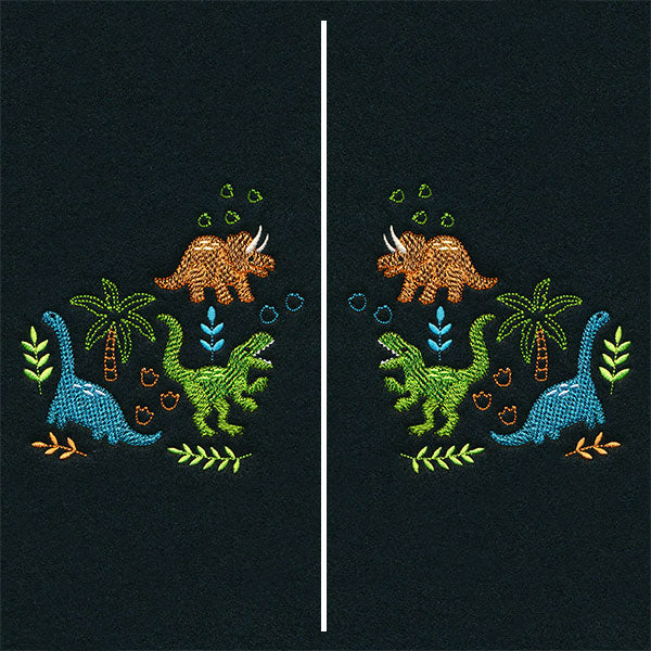 Friendly Dinosaur Pals Mask Motif