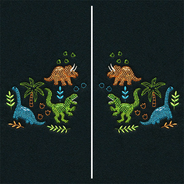 Friendly Dinosaur Pals Mask Motif
