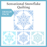 A Sensational Snowflake Quilting Design Pack