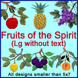 A Fruits of the Spirit Design Pack (Fruit, No Text)