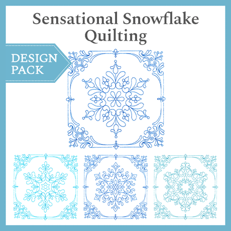 A Sensational Snowflake Quilting Design Pack