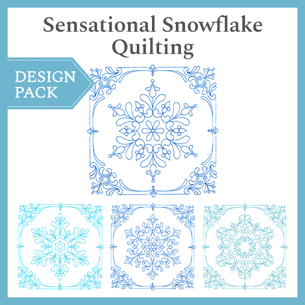 A Sensational Snowflake Quilting Design Pack