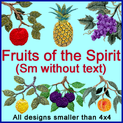 A Fruits of the Spirit Design Pack (Fruit, No Text)